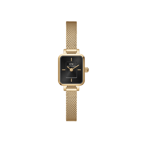 Daniel Wellington Quadro Mini Evergold Onyx Watch Watches Daniel Wellington 
