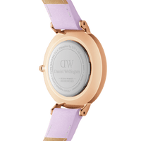 Daniel Wellington Petite 28 Purple Leather & Rose Gold Mother of Pearl Watch Watches Daniel Wellington 