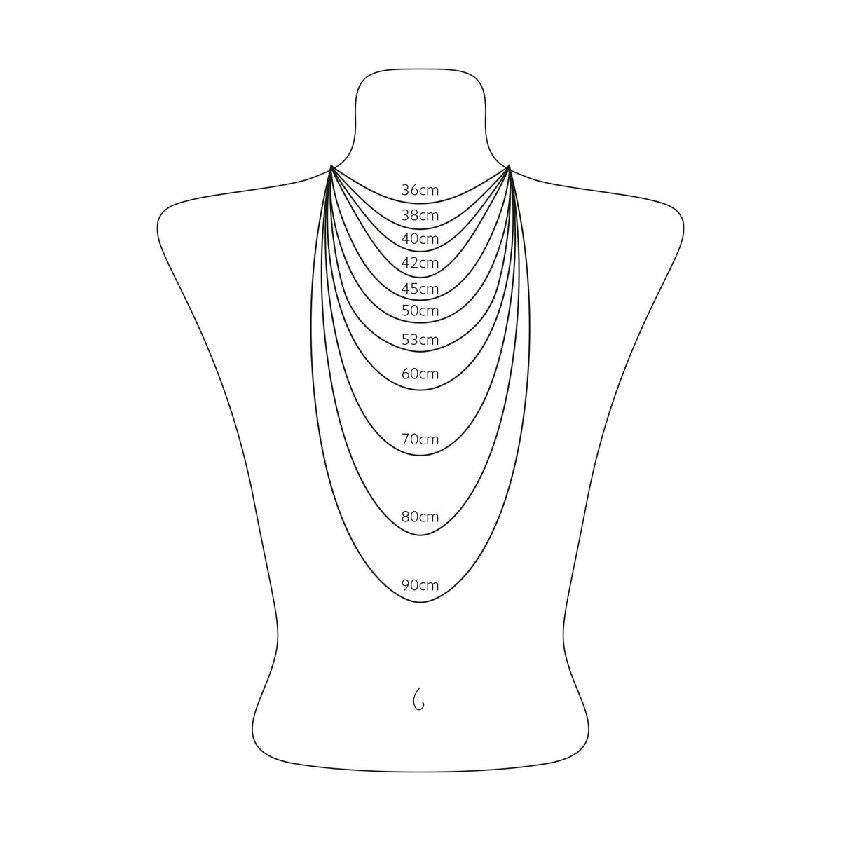 THOMAS SABO Necklace with letter pendant C and white zirconia - silver Necklaces Thomas Sabo 