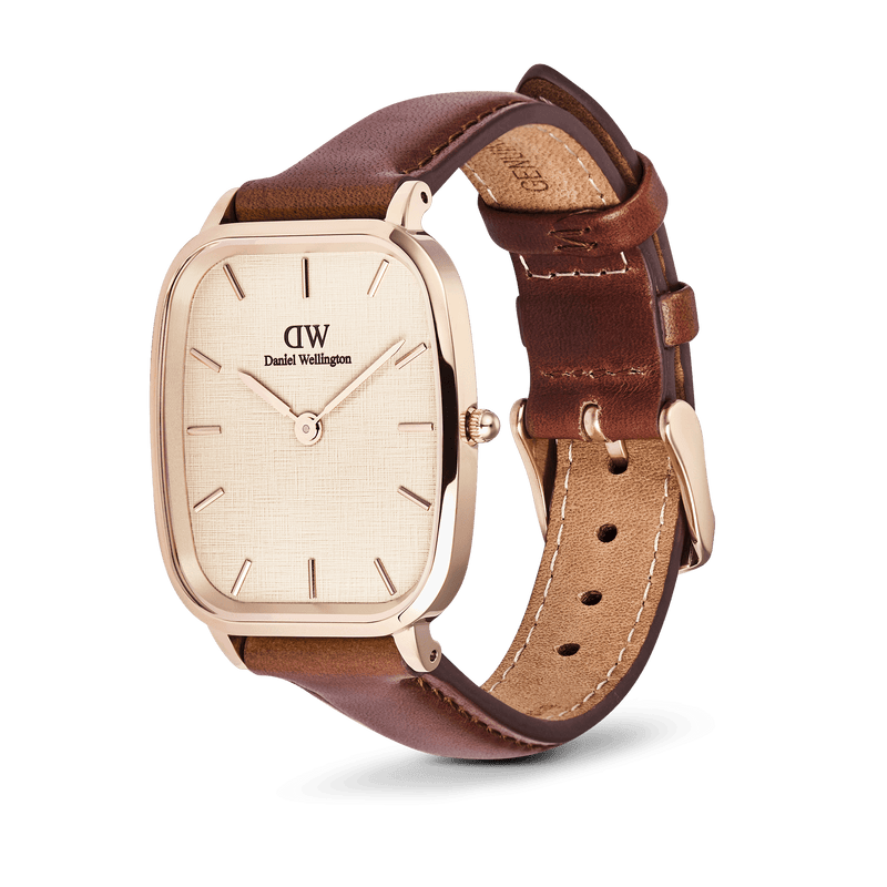 Daniel Wellington Marlon St Mawes Linen Rose Gold Watch Watches Daniel Wellington 