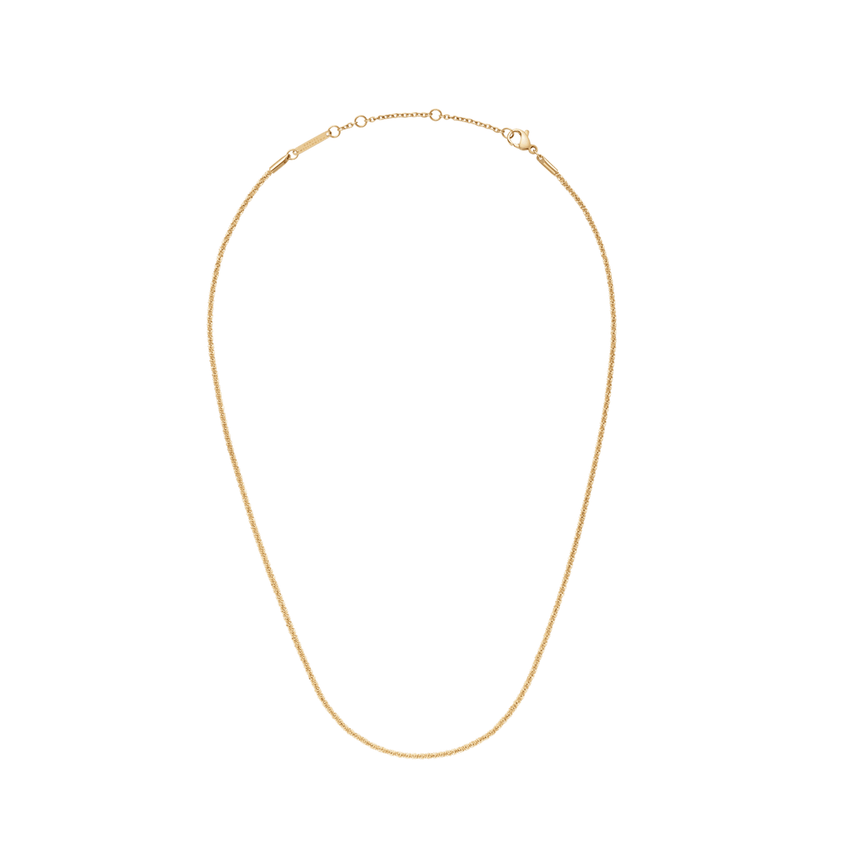 Daniel Wellington Elan Twisted Chain Necklace Long Gold Necklaces Daniel Wellington 