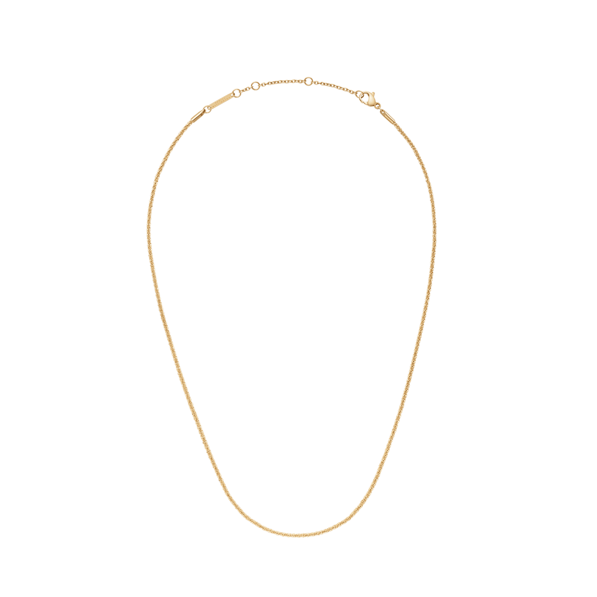 Daniel Wellington Elan Twisted Chain Necklace Short Gold Necklaces Daniel Wellington 