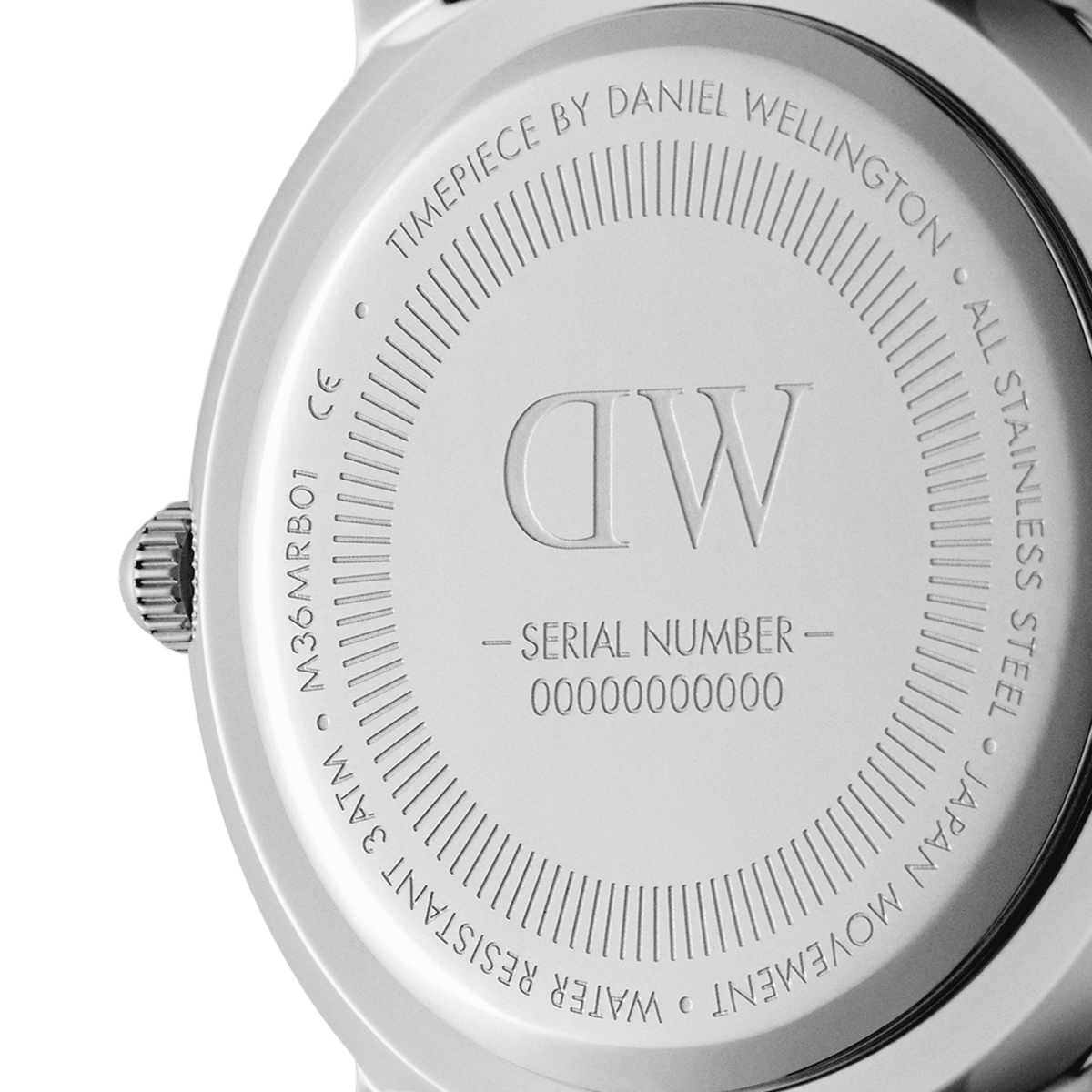 Daniel Wellington Iconic 40mm Nato Silver & Black Watches Daniel Wellington 
