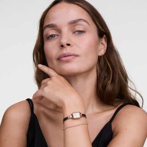 Daniel Wellington Quadro Mini Reflection Rose Gold Watch Watches Daniel Wellington 