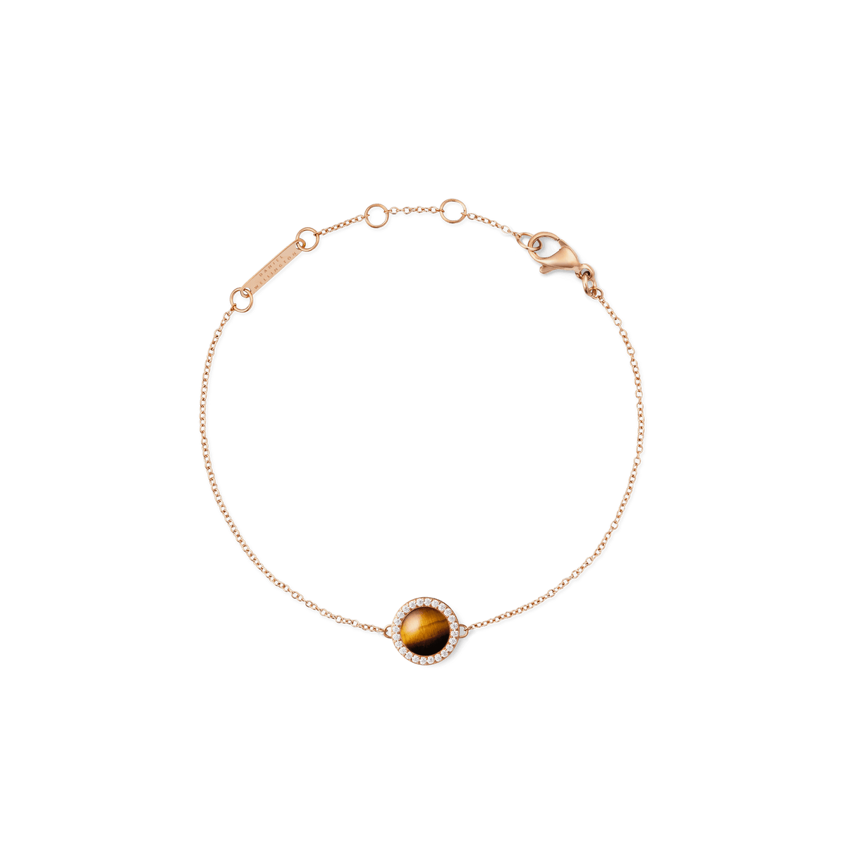 Daniel Wellington Audrey bracelet Tiger Eye Rose Gold Bracelets Daniel Wellington 