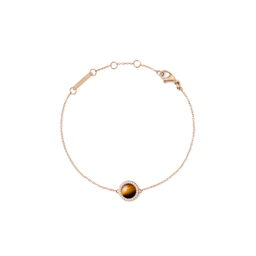 Daniel Wellington Audrey bracelet Tiger Eye Rose Gold Bracelets Daniel Wellington 
