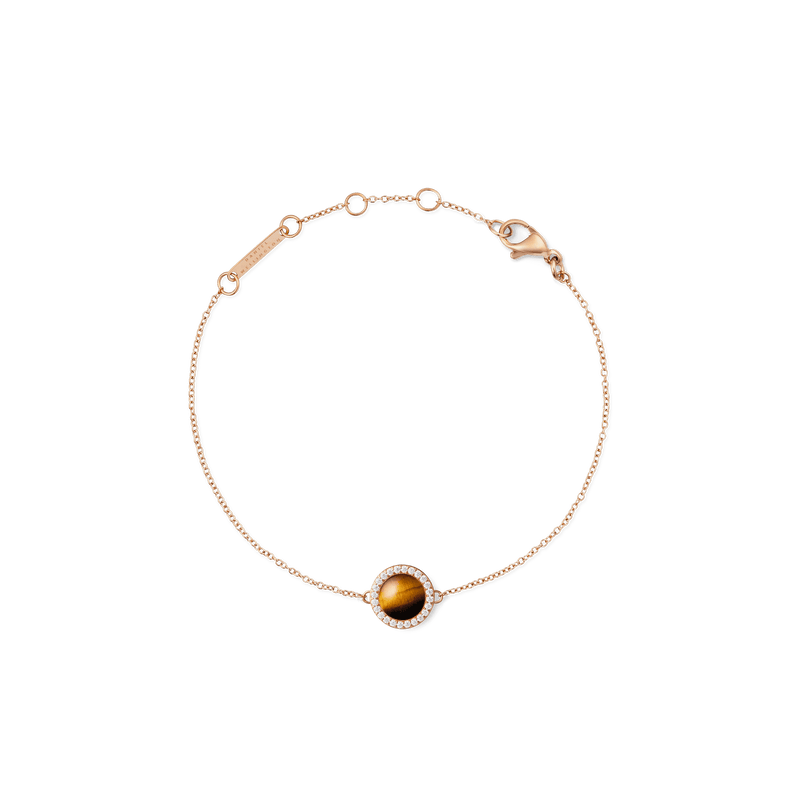 Daniel Wellington Audrey bracelet Tiger Eye Rose Gold Bracelets Daniel Wellington 