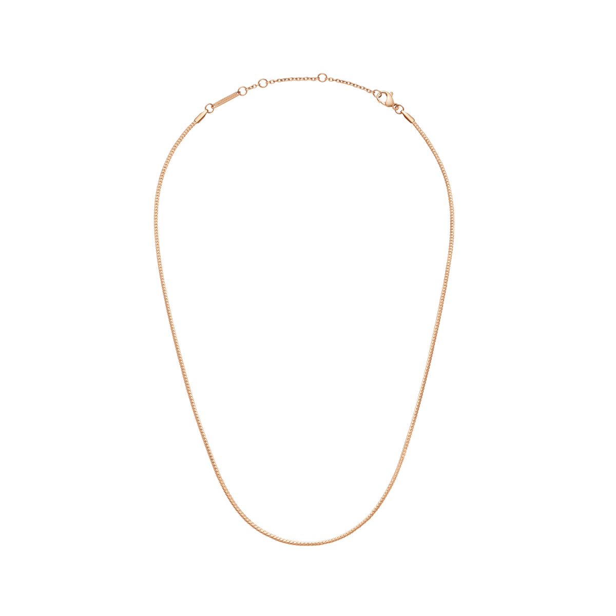 Daniel Wellington Elan Flat Chain Necklace Long Rose Gold Necklaces Daniel Wellington 