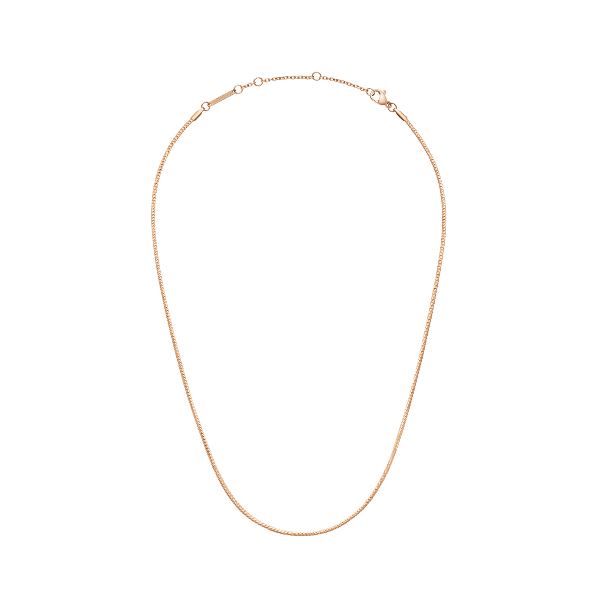 Daniel Wellington Elan Flat Chain Necklace Long Rose Gold Necklaces Daniel Wellington 