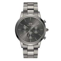 Daniel Wellington Iconic Chronograph 42 Link Anthracite-Grey Sunray Watch Watches Daniel Wellington 