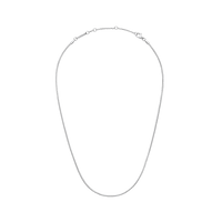 Daniel Wellington Elan Flat Chain Necklace Long Silver Necklaces Daniel Wellington 