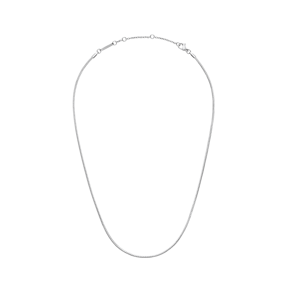 Daniel Wellington Elan Flat Chain Necklace Long Silver Necklaces Daniel Wellington 