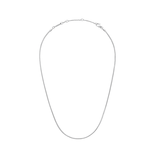 Daniel Wellington Elan Flat Chain Necklace Short Silver Necklaces Daniel Wellington 