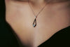 GEORGINI REFLECTION EVOKE PENDANT SILVER & BLACK ENAMEL Georgini 