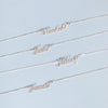Sterling Silver Personalised Name Necklace Necklaces Bevilles 