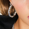 Chiara Ferragni Diamond Heart White Heart Big Hoop Earrings Bevilles Jewellers 