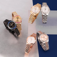 Chiara Ferragni Everyday Pink Zircon 34mm Gold Watch Bevilles Jewellers 