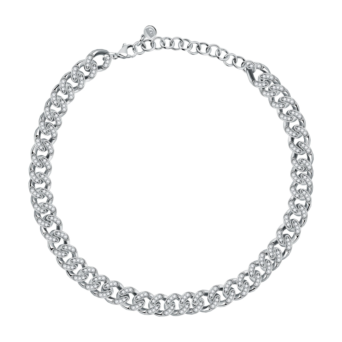 Chiara Ferragni Chain Collection Full Pave Necklace Bevilles Jewellers 