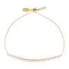 GEORGINI ICONIC BRIDAL VERA 2MM BRACELET GOLD Bevilles Jewellers 