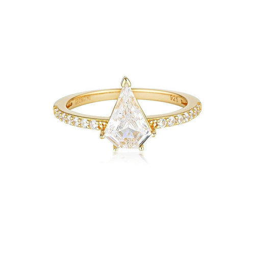 Georgini Rock Star Shield Gold Ring Bevilles Jewellers 