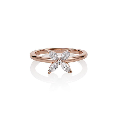 Georgini Heirloom Favoured Ring Rose Gold Bevilles Jewellers 