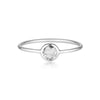 Georgini - Eos Sterling Silver White Topaz Ring Bevilles Jewellers 6 