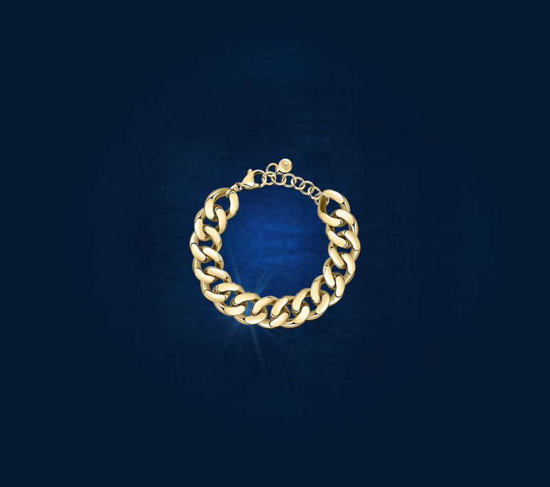 Chiara Ferragni Chain Collection Big Chain Gold Bracelet Bevilles Jewellers 