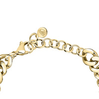 Chiara Ferragni Chain Collection Pink Stone Gold Bracelet Bevilles Jewellers 