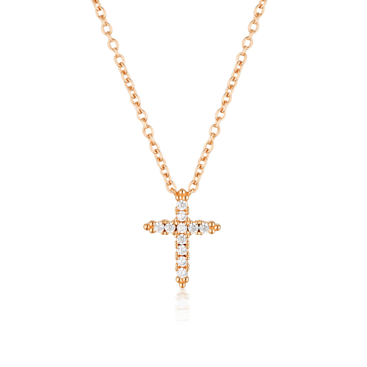 Georgini Rock Star Cross Rose Gold Pendant Georgini 