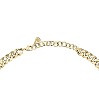 Chiara Ferragni Chain Collection Pink Stone Gold Necklace Bevilles Jewellers 