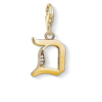 Thomas Sabo Charm Pendant "Letter D" Gold Bracelets Thomas Sabo 