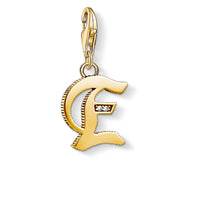 Thomas Sabo Charm Pendant "Letter E Gold" Bracelets Thomas Sabo 