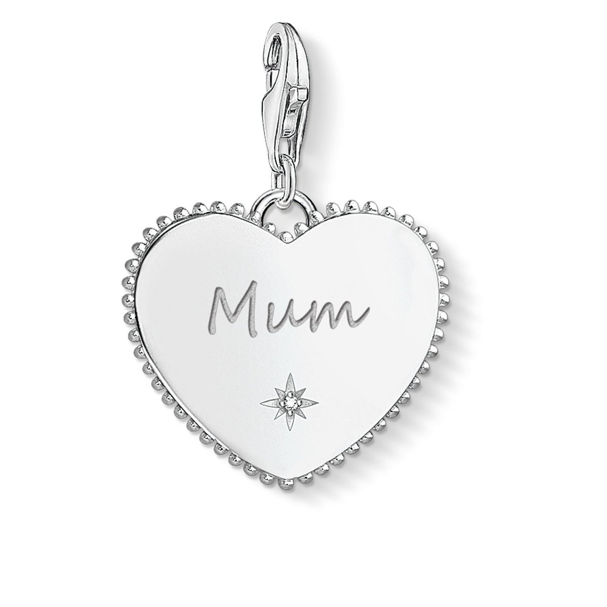 Thomas Sabo Charm Pendant "Heart Mum Silver" Bracelets Thomas Sabo 