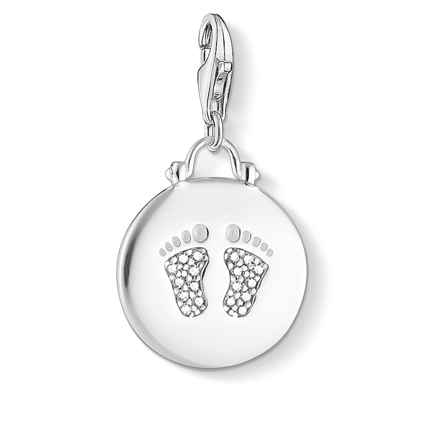 Thomas Sabo Charm Pendant "Disc Baby Footprint" Bracelets Thomas Sabo 