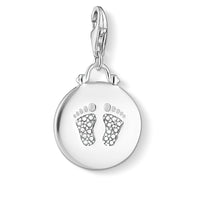 Thomas Sabo Charm Pendant "Disc Baby Footprint" Bracelets Thomas Sabo 