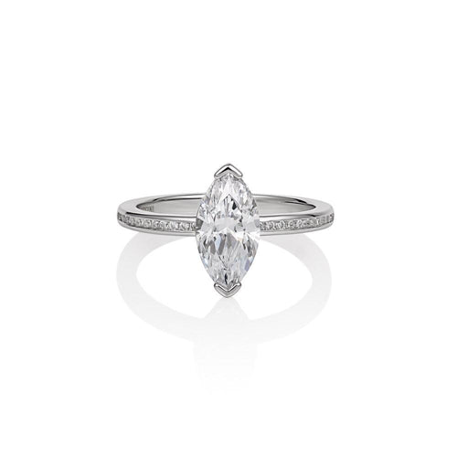 GEORGINI HEIRLOOM FOREVER RING SILVER Bevilles Jewellers 