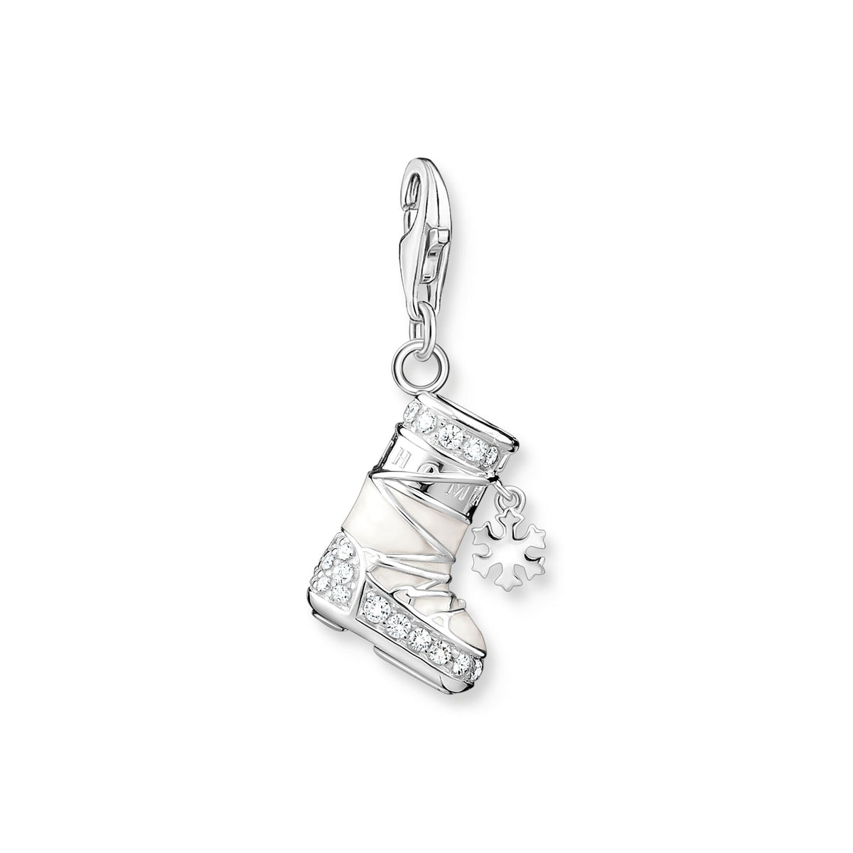 THOMAS SABO Charm pendant snowshoe silver Charm Thomas Sabo 