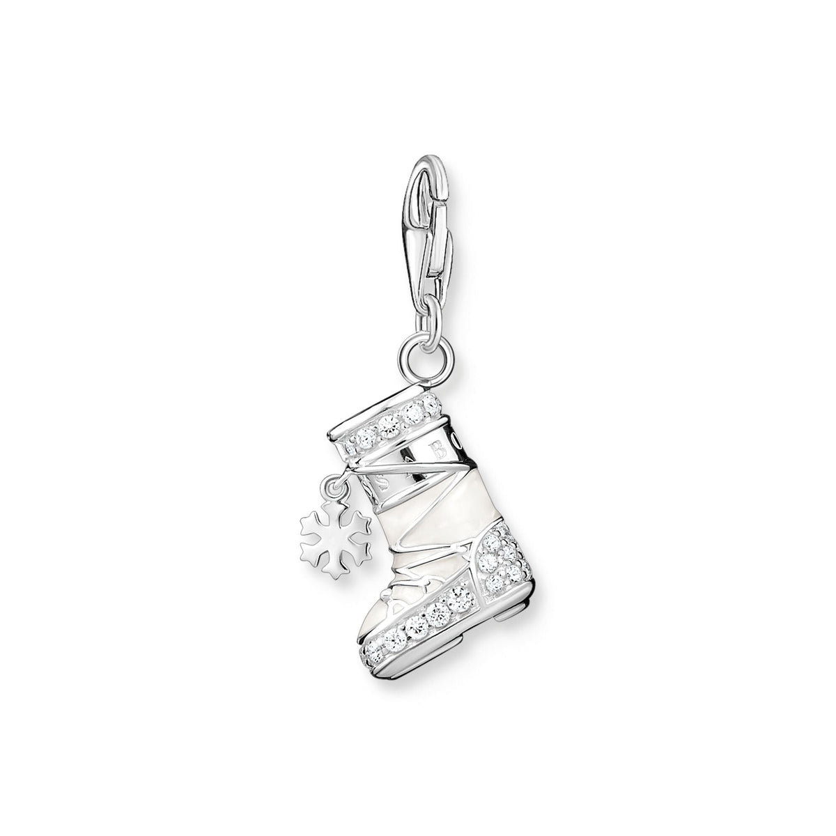 THOMAS SABO Charm pendant snowshoe silver Charm Thomas Sabo 
