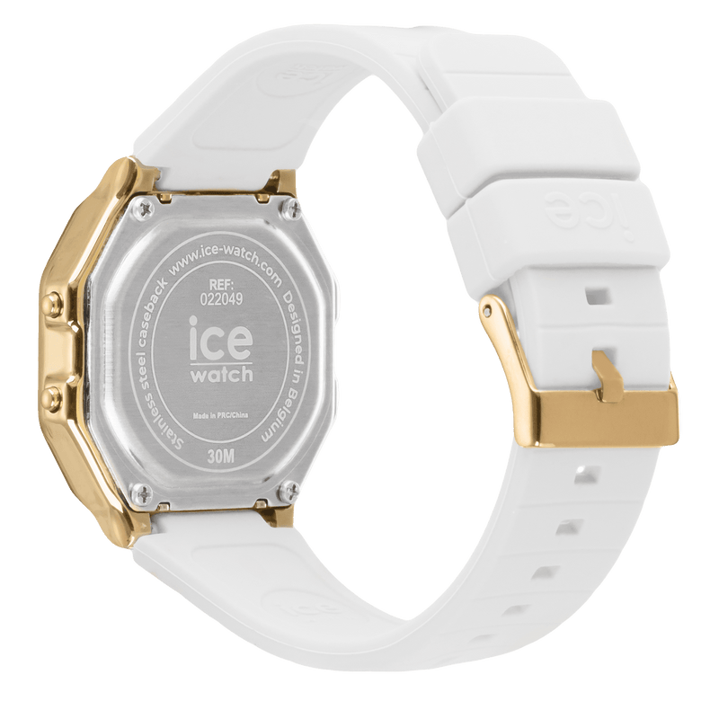 ICE digit retro - White gold Bevilles Jewellers 