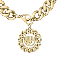 Chiara Ferragni Chain Collection Gold Eye Bracelet Bevilles Jewellers 