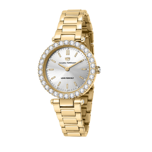 Chiara Ferragni LadyLike Gold 36mm Watch Bevilles Jewellers 