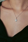 GEORGINI REFLECTION RETROSPECT PENDANT SILVER & BLACK ENAMEL Georgini 