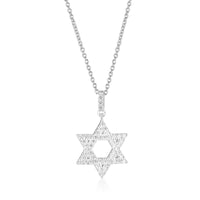 GEORGINI ROCK STAR STAR OF DAVID SILVER PENDANT Georgini 