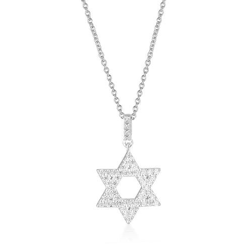 GEORGINI ROCK STAR STAR OF DAVID SILVER PENDANT Georgini 