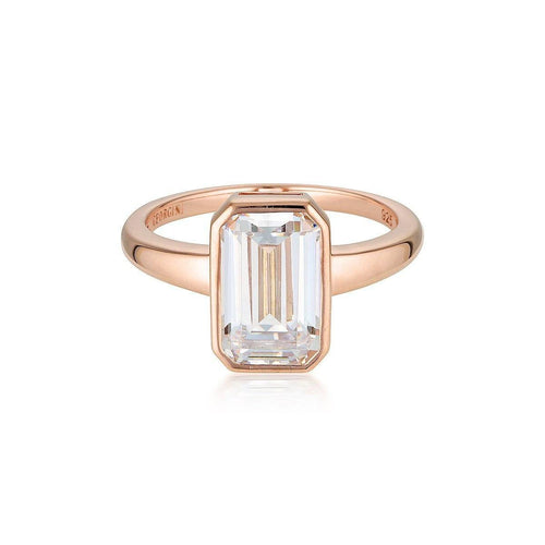 GEORGINI LUXE SONTUOSA RING ROSE GOLD Bevilles Jewellers 5 