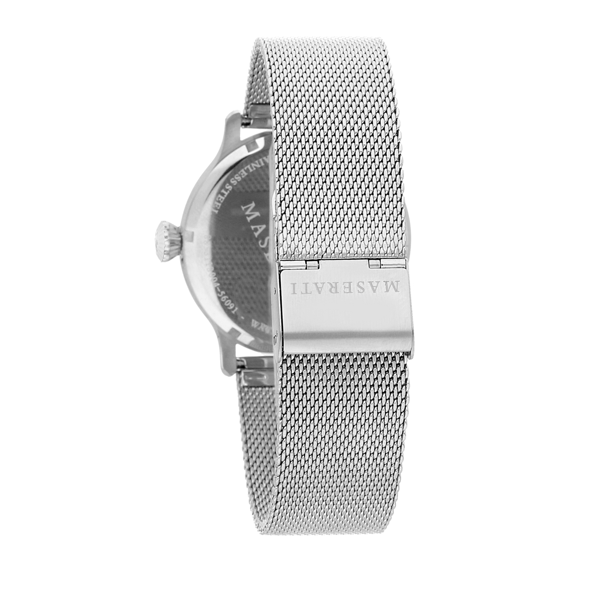 Maserati EPOCA 42mm Blue Dial Steel Mesh Watch Watches Maserati 