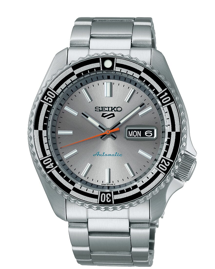 Seiko Sports Retro Special Edition Watch Silver Dial SRPK09K