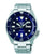 Seiko 5 Sports Mens Automatic Blue Bezel & Silver Watch SRPD51K