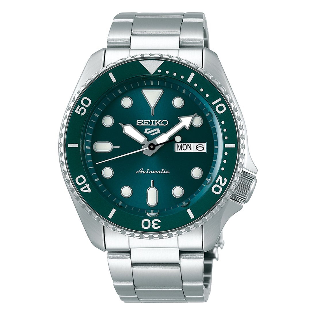 Seiko Automatic Green Silver Watch SRPD61 - Main Image