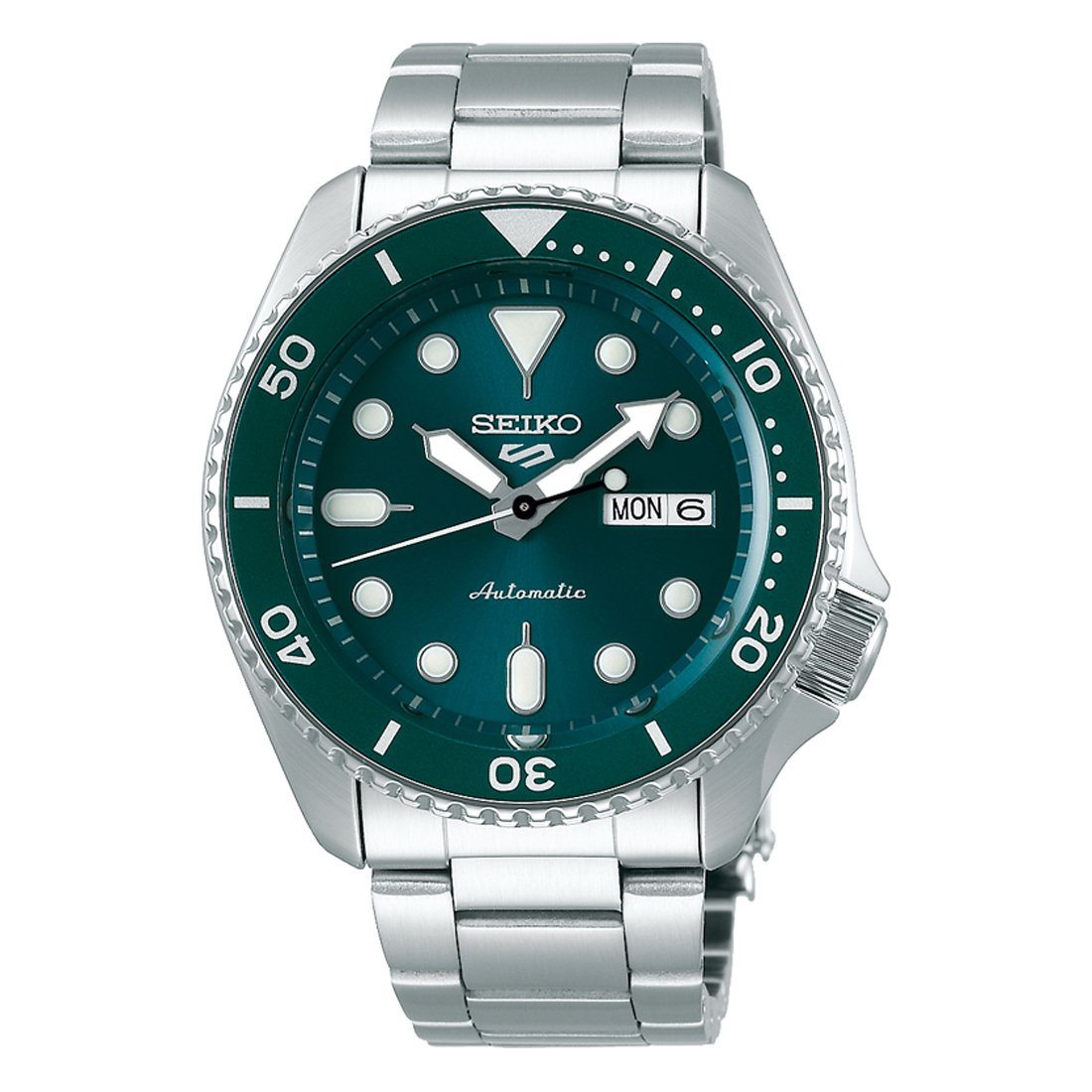 Seiko Automatic Green & Silver Watch SRPD61 Watches Seiko 